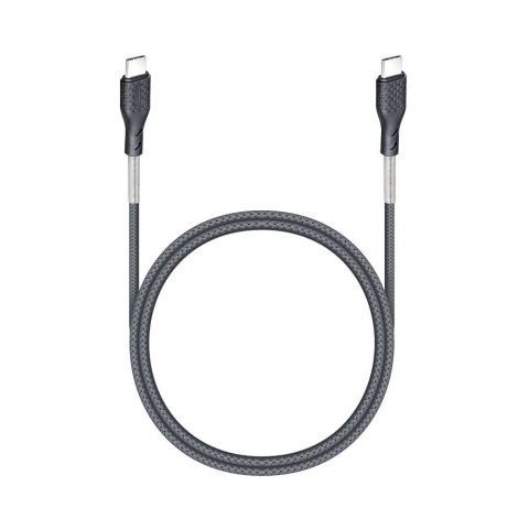 Kabel USB C do USB C Forcell F-Energy QC4.0 PD 5A 100W Carbon 1 m CB-04C czarny