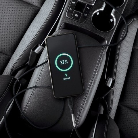 Kabel USB C do USB C Forcell F-Energy QC4.0 PD 5A 100W Carbon 1 m CB-04C czarny