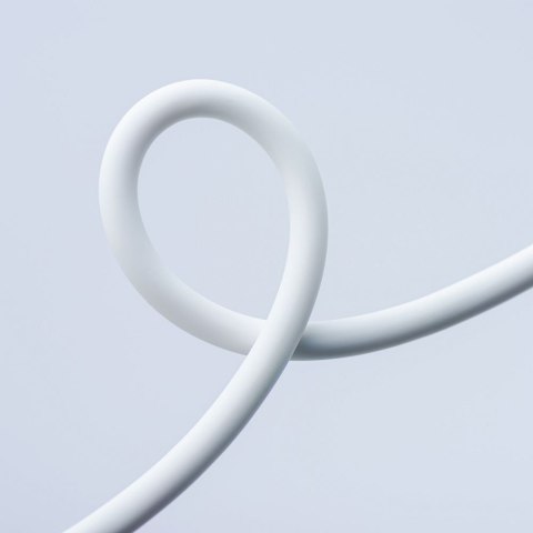 Kabel USB C do USB C Forcell F-Energy QC4.0 PD 5A 100W Silicone 1 m C347 biały