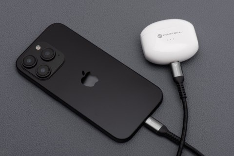 Kabel USB C do USB C Forcell F-Energy QC4.0 PD 5A 240W Cafule 2 m C263 czarny