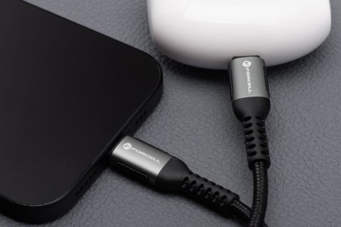 Kabel USB C do USB C Forcell F-Energy QC4.0 PD 5A 240W Cafule 2 m C263 czarny