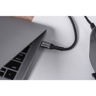 Kabel USB C do USB C Forcell F-Energy QC4.0 PD 5A 240W Cafule 3 m C263 czarny
