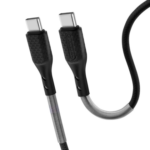 Kabel USB C do USB C Forcell F-Energy QC4.0 PD 5A 240W Carbon 1 m CB-05C czarny