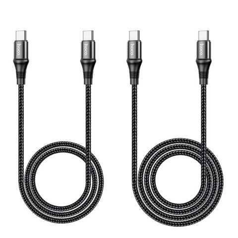 Kabel USB C do USB C Hoco PD 5A 100W 1 m X50 czarny