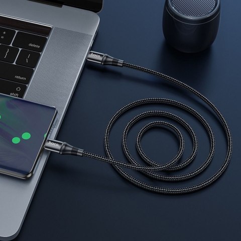 Kabel USB C do USB C Hoco PD 5A 100W 1 m X50 czarny