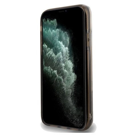 KARL LAGERFELD futerał do IPHONE 11 KLHCN61LKCNSK (Liquid Glitter C) transparentny