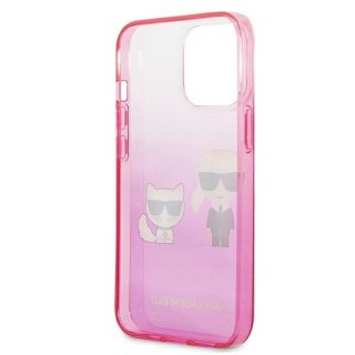 KARL LAGERFELD futerał do IPHONE 13 Pro KLHCP13LTGKCP (K Choupette Centered) różowy