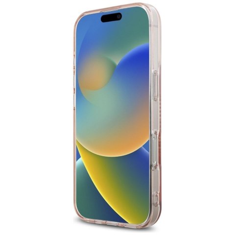 KARL LAGERFELD futerał do IPHONE 16 Pro KLHCP16LHKHDCELP (IML Rhinestones S K Head) różowy
