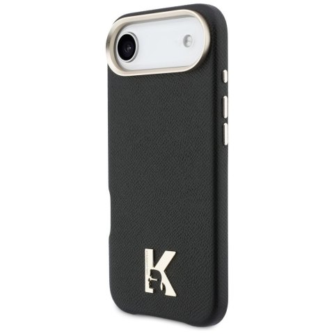 KARL LAGERFELD futerał do IPHONE 17 Air kompatybilny z MagSafe KLHMP17M5PGFKHGK (PU FW W/ KHead Logo) czarny