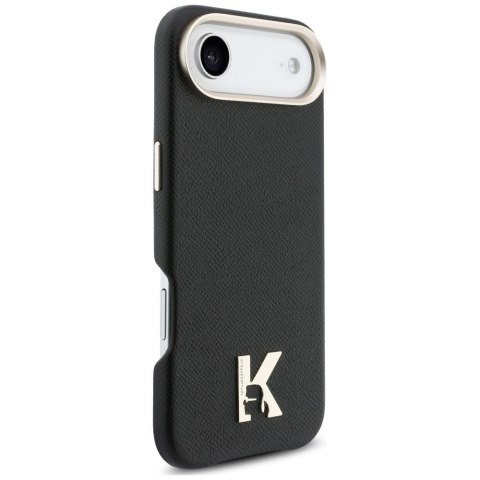 KARL LAGERFELD futerał do IPHONE 17 Air kompatybilny z MagSafe KLHMP17M5PGFKHGK (PU FW W/ KHead Logo) czarny