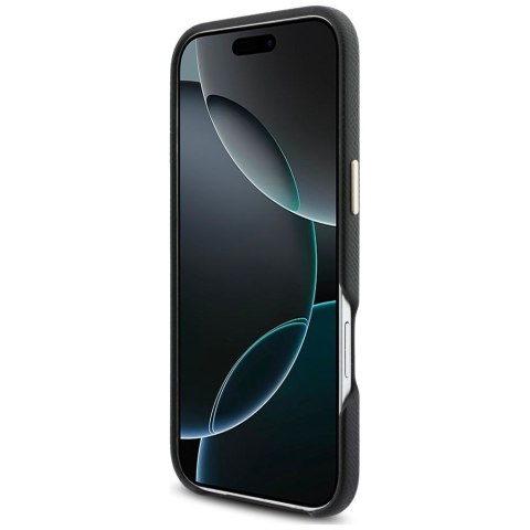 KARL LAGERFELD futerał do IPHONE 17 Air kompatybilny z MagSafe KLHMP17M5PGFKHGK (PU FW W/ KHead Logo) czarny