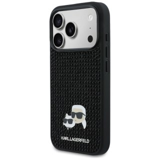 KARL LAGERFELD futerał do IPHONE 17 Pro KLHCP17L6PRKCLK (Rhinestone W/ K&C PIN) czarny