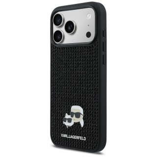 KARL LAGERFELD futerał do IPHONE 17 Pro Max KLHCP17X6PRKCLK (Rhinestone W/ K&C PIN) czarny