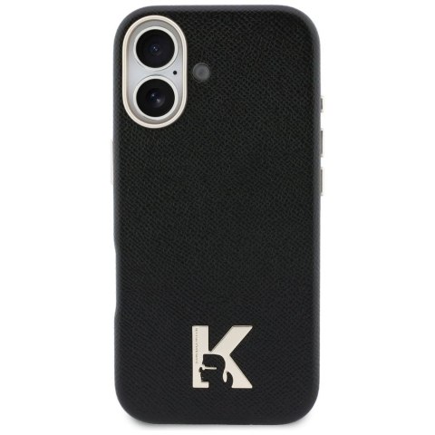 KARL LAGERFELD futerał do IPHONE 17 kompatybilny z MagSafe KLHMP17S5PGFKHGK (PU FW W/ KHead Logo) czarny