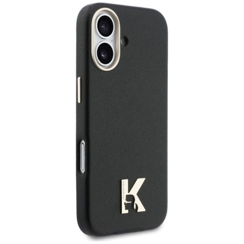 KARL LAGERFELD futerał do IPHONE 17 kompatybilny z MagSafe KLHMP17S5PGFKHGK (PU FW W/ KHead Logo) czarny