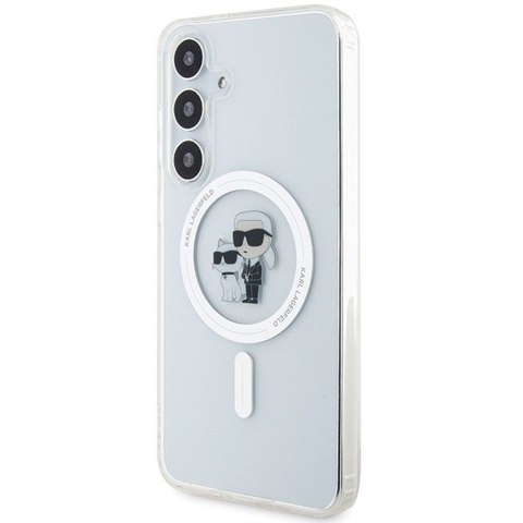 KARL LAGERFELD futerał do SAMSUNG S24 KLHMS24SHGKCNOT (MAGSAFE IML KC) transparentny