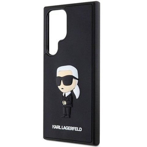 KARL LAGERFELD futerał do SAMSUNG S24 Ultra KLHCS24L3DRKINK (3D RUBBER IKONIK NFT) czarny