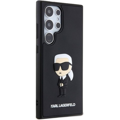 KARL LAGERFELD futerał do SAMSUNG S24 Ultra KLHCS24L3DRKINK (3D RUBBER IKONIK NFT) czarny