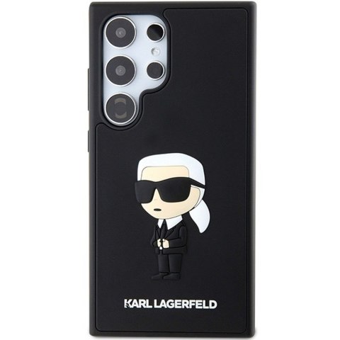 KARL LAGERFELD futerał do SAMSUNG S24 Ultra KLHCS24L3DRKINK (3D RUBBER IKONIK NFT) czarny