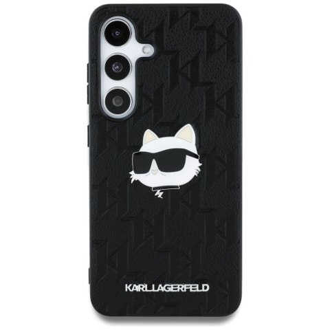 KARL LAGERFELD futerał do SAMSUNG S25 KLHCS25SPGKLCHPK (PU Monogram Choupette Head Pin) czarny