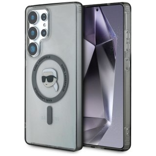 KARL LAGERFELD futerał do SAMSUNG S25 Ultra KLHMS25LHLSKIK (Magnetic IML Metal K. Heads) czarny