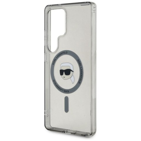 KARL LAGERFELD futerał do SAMSUNG S25 Ultra KLHMS25LHLSKIK (Magnetic IML Metal K. Heads) czarny