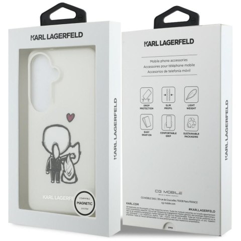 KARL LAGERFELD futerał do SAMSUNG S26 KLHMS26S6HKCBHH (Magnetic IML K&C Back Logo) transparentny