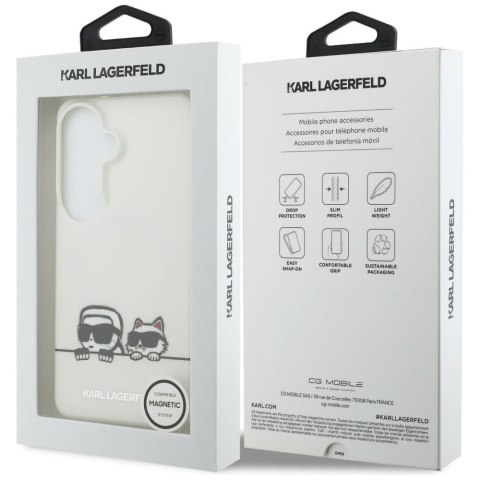 KARL LAGERFELD futerał do SAMSUNG S26 KLHMS26S6HPKACH (Magnetic IML K&C Peekaboo) transparentny