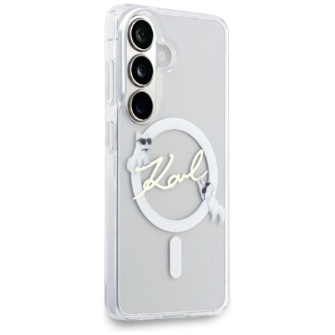 KARL LAGERFELD futerał do SAMSUNG S26 Plus KLHMS26M5HKSCAH (Magnetic IML KC Script) transparentny