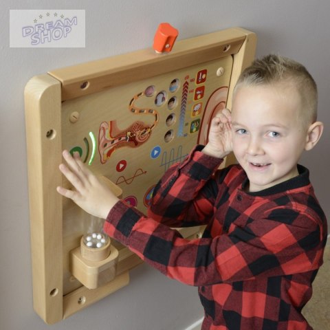 MASTERKIDZ Tablica Edukacyjna Zmysł Słuchu MASTERKIDZ Tablica Edukacyjna Zmysł Słuchu