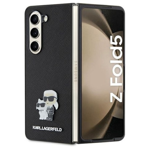 KARL LAGERFELD futerał do SAMSUNG Z Fold 5 KLHCZFD5SAKCNPK (Saffiano K&C PIN) czarny