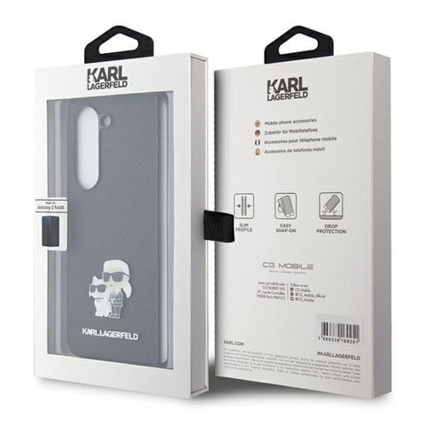 KARL LAGERFELD futerał do SAMSUNG Z Fold 5 KLHCZFD5SAKCNPK (Saffiano K&C PIN) czarny