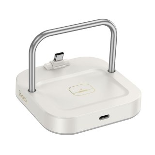 Ładowarka biurkowa Hoco 2w1 USB C PD QC 3A 30W + ładowanie bezprzewodowe 5W CQ16B biała