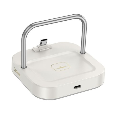 Ładowarka biurkowa Hoco 2w1 USB C PD QC 3A 30W + ładowanie bezprzewodowe 5W CQ16B biała