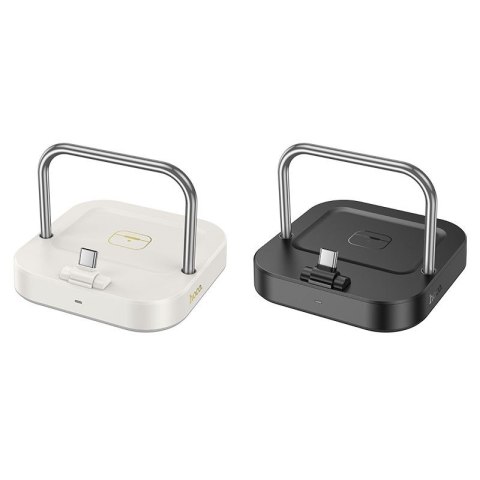 Ładowarka biurkowa Hoco 2w1 USB C PD QC 3A 30W + ładowanie bezprzewodowe 5W CQ16B biała
