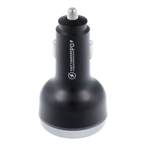 Ładowarka samochodowa USB A + 2 x Typ C PD QC3.0 3A 191W CC69-2C1A black
