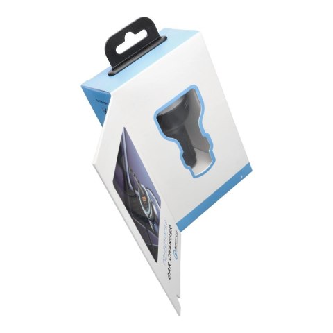 Ładowarka samochodowa USB A + 2 x Typ C PD QC3.0 3A 191W CC69-2C1A black