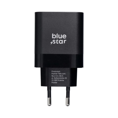 Ładowarka sieciowa do telefonu Blue Star USB C QC4.0 PD 3A 45W TFB-TC-45W czarna