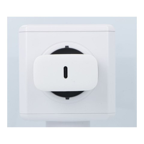 Ładowarka sieciowa do telefonu Forcell F-Energy USB C QC4.0 PD 3A 20W + kabel USB C do Lightning TFK-TC-20WPD biała