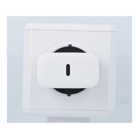 Ładowarka sieciowa do telefonu Forcell F-Energy USB C QC4.0 PD 3A 25W + kabel USB C do USB C TFK-TC-25WPD biała