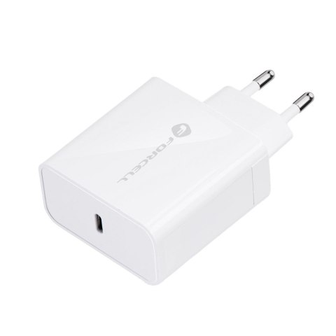 Ładowarka sieciowa do telefonu Forcell F-Energy USB C QC4.0 PD 3A 45W TFK-TC-45WPD biała