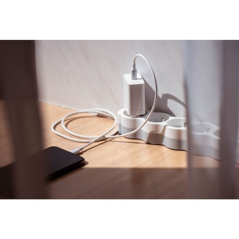 Ładowarka sieciowa do telefonu Forcell F-Energy USB C QC4.0 PD 3A 45W TFK-TC-45WPD biała