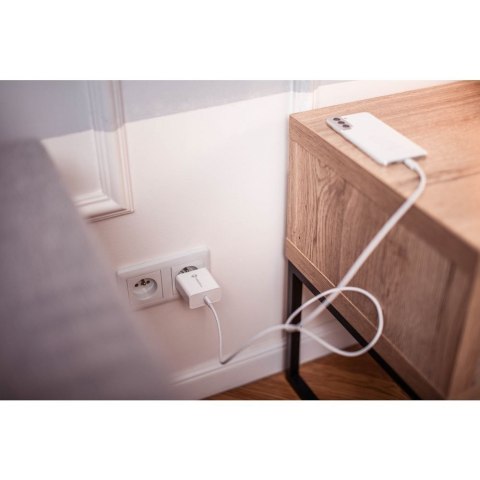 Ładowarka sieciowa do telefonu Forcell F-Energy USB C QC4.0 PD 3A 45W TFK-TC-45WPD biała