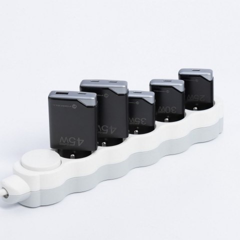 Ładowarka sieciowa do telefonu Forcell F-Energy Ultra Slim GaN III USB C PD QC4.0 3A 30W B130101-E czarna