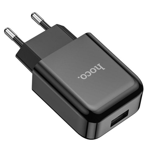 Ładowarka sieciowa do telefonu Hoco USB A 2A 10W N2 czarna