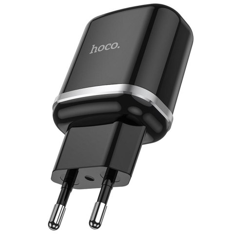 Ładowarka sieciowa do telefonu Hoco USB A QC3.0 3A 18W N3 czarna