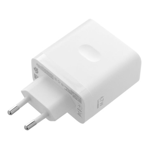 Oryginalna Ładowarka Sieciowa Oppo SuperVOOC VCB7CAEH 67W Power Adapter biała bulk