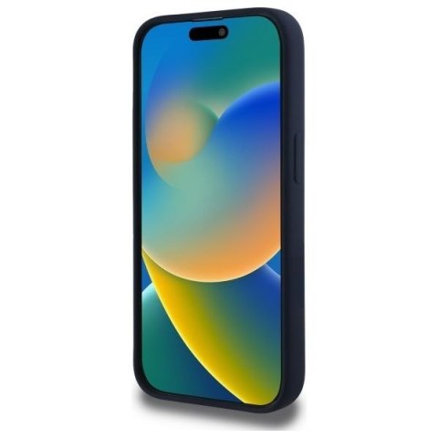 RED BULL futerał do IPHONE 14 Pro kompatybilny z MagSafe RBHMP14L24SIILVR (Silicone red Ring) navy