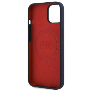 RED BULL futerał do IPHONE 16 Pro kompatybilny z MagSafe RBHMP16L24SIHSRV (Silicone Horizontal Centered Logo) navy