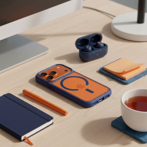 ROAR futerał MAG BUMPER kompatybilny z MagSafe do IPHONE 15 niebieski